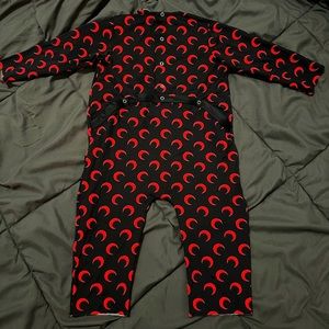 Infant Marine Serre all over jumpsuit.